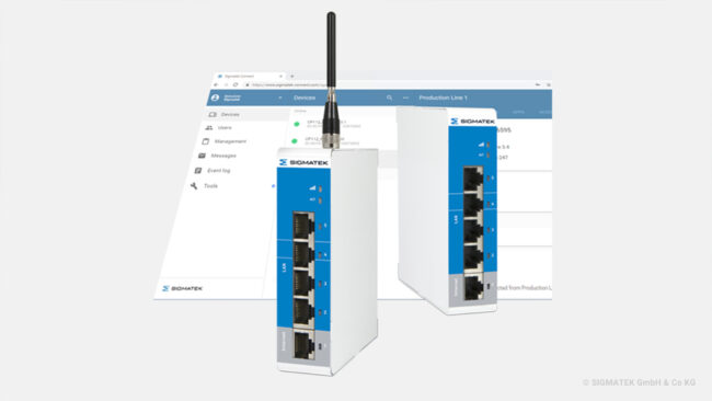 sigmatek-automation-Piattaforma cloud Web-Based con connessione VPN